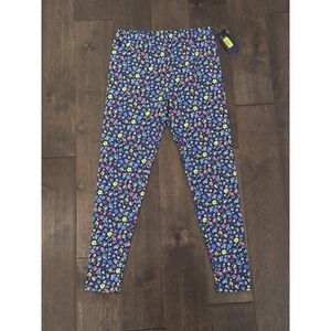 NWT Polo Ralph Lauren Girls Multicolor Floral Leggings Size XL (16) Stretch Pony